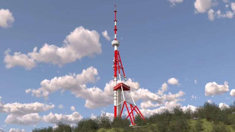 Shanidze.studio - Reconstruction Of TV Tower, Tbilisi, Georgia