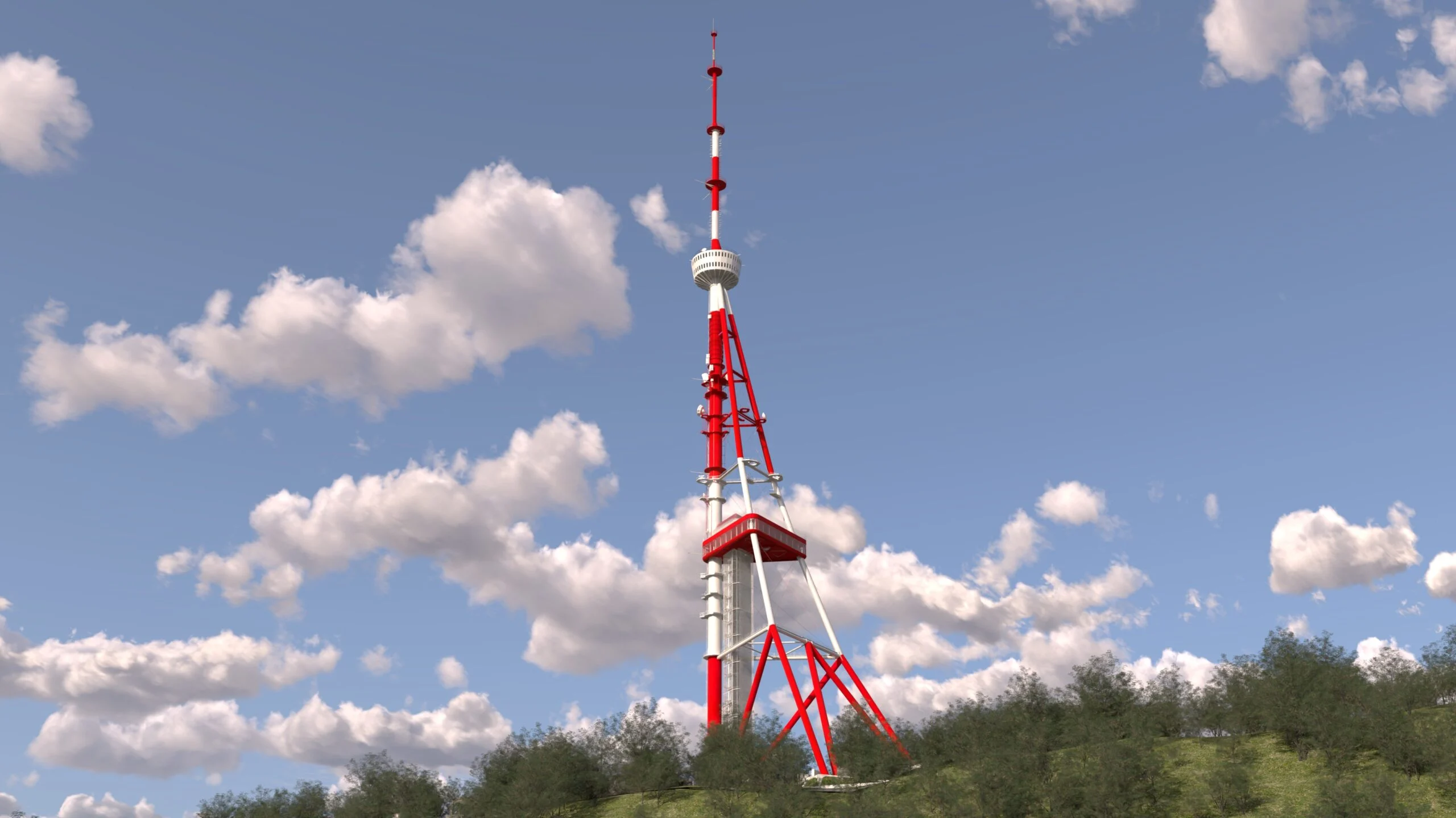 Shanidze.studio - Reconstruction Of TV Tower, Tbilisi, Georgia